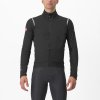 castelli zateplena bunda alpha doppio ros light black silver reflex dark gray m