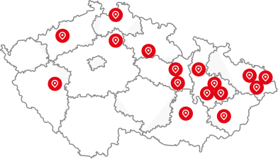 mapa prodejen