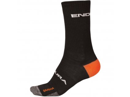 Endura BaaBaa II Merino ponožky zimní (černé) E1146BK (Velikost L/XL)