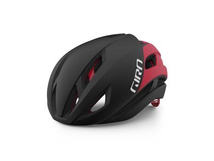 GIRO Eclipse Spherical helma (Mat Black/White/Red) (Velikost M (55—59 cm))