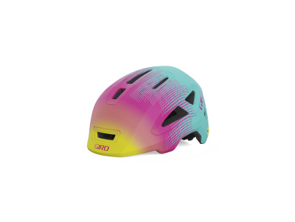 GIRO Scamp II MIPS dětská helma (Mat Teal/Pink Towers)