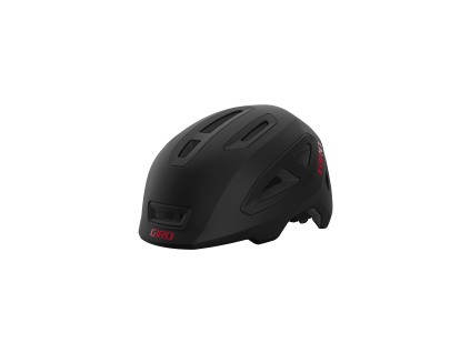 21101 5 giro scamp ii detska helma mat black red