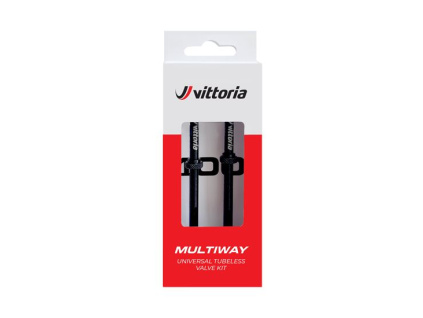 Vittoria Multiway bezdušový ventilek black 80mm (2 kusy)