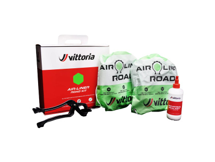 Vittoria Air-bezdušová vložka (insert) Road kit size L pro šíři 30-34 (dvě vložky, kleště, tmel)