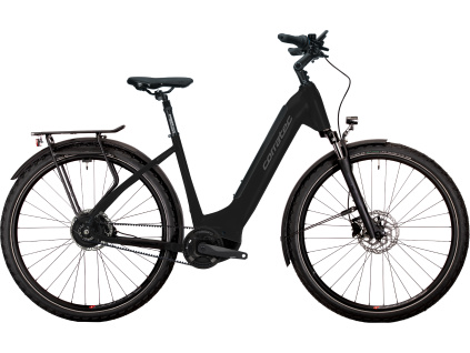 Corratec E-Power Trekking 28 CX8 Belt (Wave) (Černá) 2025