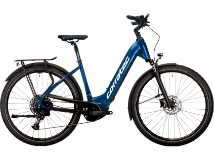 Corratec E-Power Trekking 28 CX6 10S (Wave) (Modrá) 2025