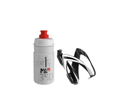 thumbnail image 0206110 Kit Ceo black glossy white graphic 66 bottle Jet Clear red logo 350 ml 760
