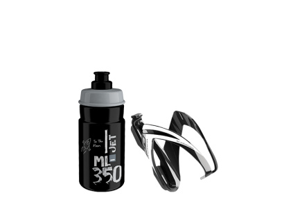 thumbnail image 0206114 Kit Ceo black glossy white graphic 66 bottle Jet Black grey logo 350 ml 760