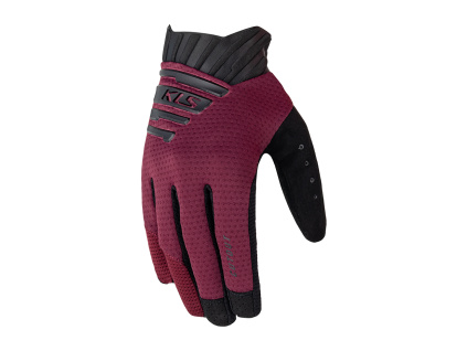 Rukavice s dlouhými prsty KLS CUTOUT RED