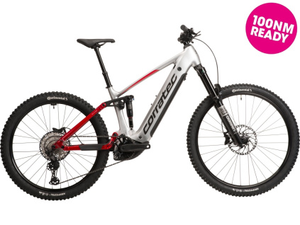 Corratec E-Power RS 160 Pro (Stříbrná/Červená) 2026 (0)Velikost rámu XL, Průměr kol 29"/27.5" před./zad., Výška rámu (21" = 54 cm))