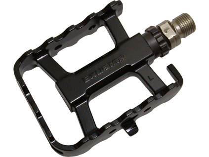 Pedály EXUSTAR E-PM-90B Alu ložiskové black AD