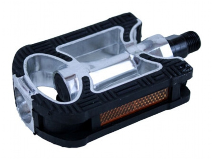 Pedály FP-910 Alu-guma grey-black AD