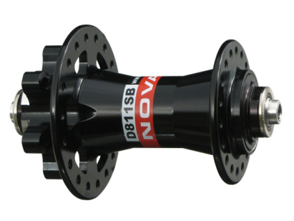 Náboj přední NOVATEC D811SB DISC 32děr black AD