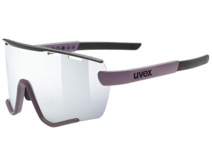 Brýle UVEX SportStyle 236 Small Plum Black mat / mirror Silver (CAT. 3) + Clear (CAT. 0) AD