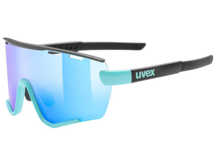 Brýle UVEX SportStyle 236 Small Aqua Black mat / mirror Blue (CAT. 3) + Clear (CAT. 0) AD