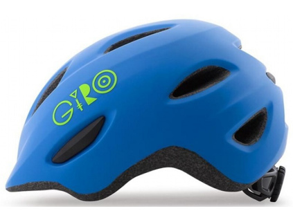 Přilba GIRO Scamp Mat Blue/Lime "S" AD