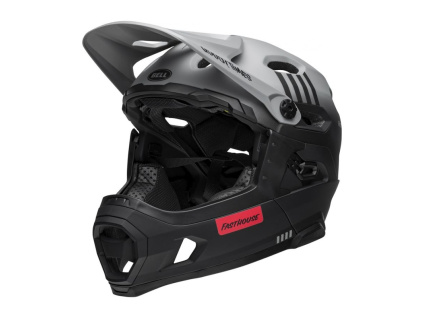 Přilba BELL  SUPER DH Spherical Mat Gray/Black Fasthouse "L" AD