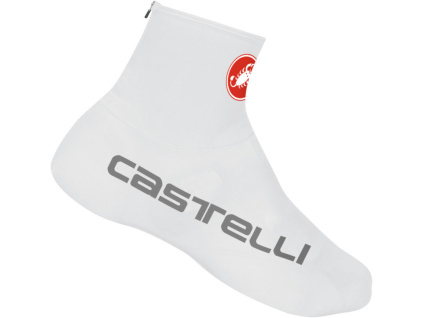 Návleky na tretry Castelli Lycra white AD