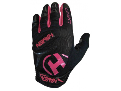 Cyklo rukavice HAVEN Demo Black/Pink "XS" AD