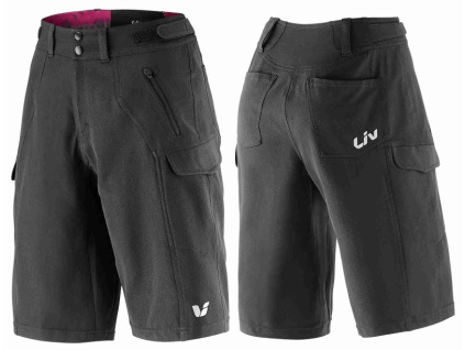 Cyklo kraťasy LIV Passo Baggy Short black AD
