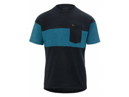Dres Giro Ride Jersey Black/Harbor Blue "M" AD