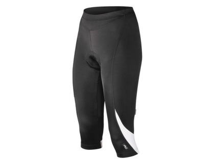 Cyklo kraťasy ETAPE NATTY 3/4 černá-červená AD