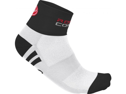 Ponožky Castelli Rosso Corsa Sock W white AD