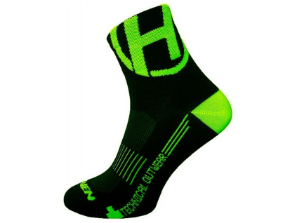 Ponožky HAVEN Lite Neo black/green "40-41" (2páry) AD