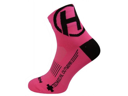 Ponožky HAVEN Lite Neo pink/black "37-39" (2páry) AD