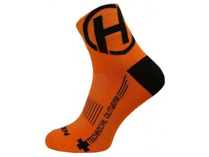 Ponožky HAVEN Lite Neo orange/black (2páry) AD
