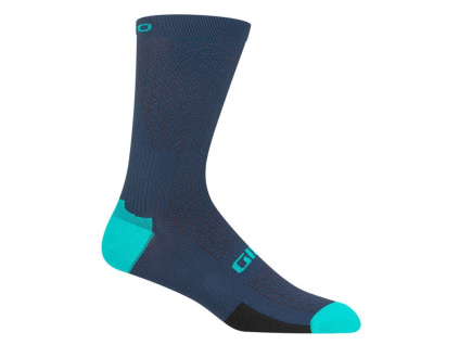 Ponožky GIRO HRC Team Phantom Blue/Screaming Teal AD