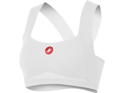 Podprsenka Castelli Rosso Corsa Bra white AD