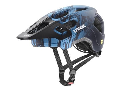 Uvex helma dětská React jr. MIPS (azure - deep space matt)