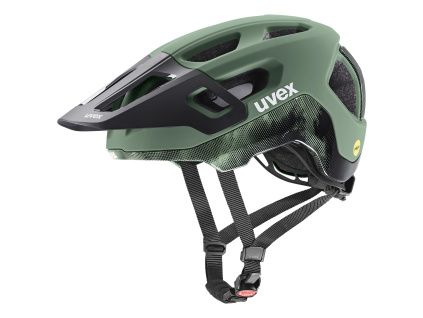 Uvex helma React MIPS (moss green-bl m)