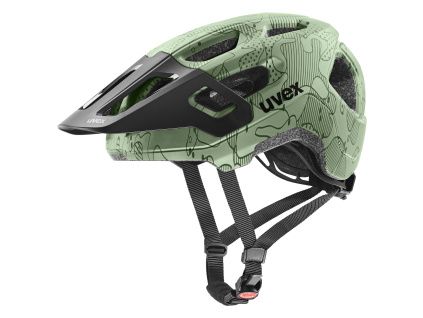 Uvex helma dětská React jr. (moss green altim m)