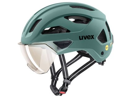 Uvex helma Stride visor MIPS (sage green matt)