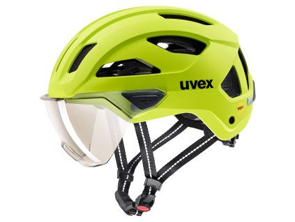 Uvex helma Stride visor MIPS (lime matt)