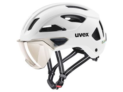 Uvex helma Stride visor (white matt)