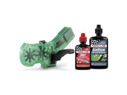 FINISH LINE Chain Cleaner Kit -pračka řetězu + olej + čistič