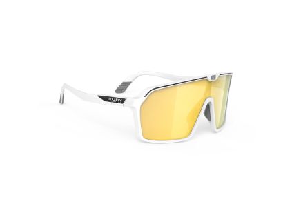 rudy project spinshield white matte mirrored multilaser gold triathlon front 01