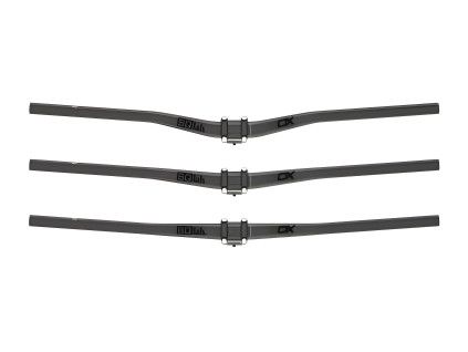 Řídítka SQlab 3OX 16° černá ve třech profilech zdvihu, průměr 31,8 mm