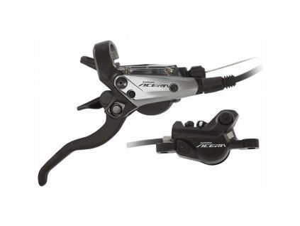 Shimano BR-M3050 s řazením 9x hydraulické kotoučové brzdy, přední + zadní