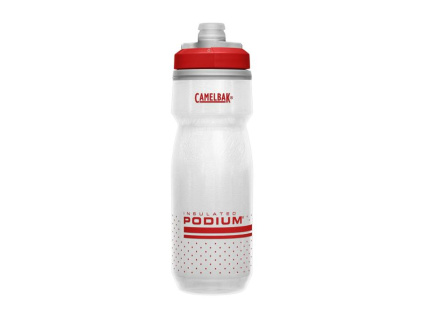 CamelBak termoláhev Podium Chill 620 ml - Fiery Red/White