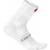 Castelli ponožky Quattro 9 cm (white) (Velikost XXL)