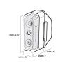 22349 6 bbn dayblazer 65 rear light blac 1