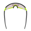 Brýle UVEX SportStyle 236 Black Lime mat / mirror Yellow (CAT. 2) + Clear (CAT. 0) AD