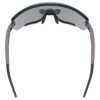 Brýle UVEX SportStyle 236 Small Plum Black mat / mirror Silver (CAT. 3) + Clear (CAT. 0) AD