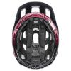 Uvex helma React MIPS (black-ruby red m)