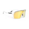 rudy project spinshield white matte mirrored multilaser gold triathlon front 01