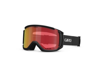 GIRO Revolt Black White Thirds Vivid Ember